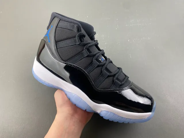 Air Jordan 11 Black Concord Basketball Shoes 1