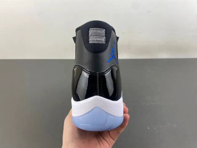 Air Jordan 11 Black Concord Basketball Shoes 4