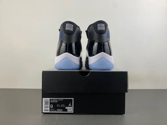 Air Jordan 11 Black Concord Basketball Shoes 18