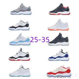 Air Jordan 11 Gray White Light Blue Basketball Shoes