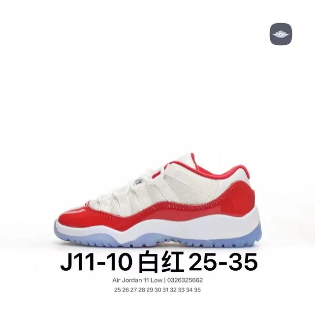 Air Jordan 11 Gray White Light Blue Basketball Shoes 3