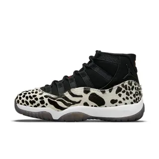 Air Jordan 11 Leopard Print Black Cream Basketball Shoes