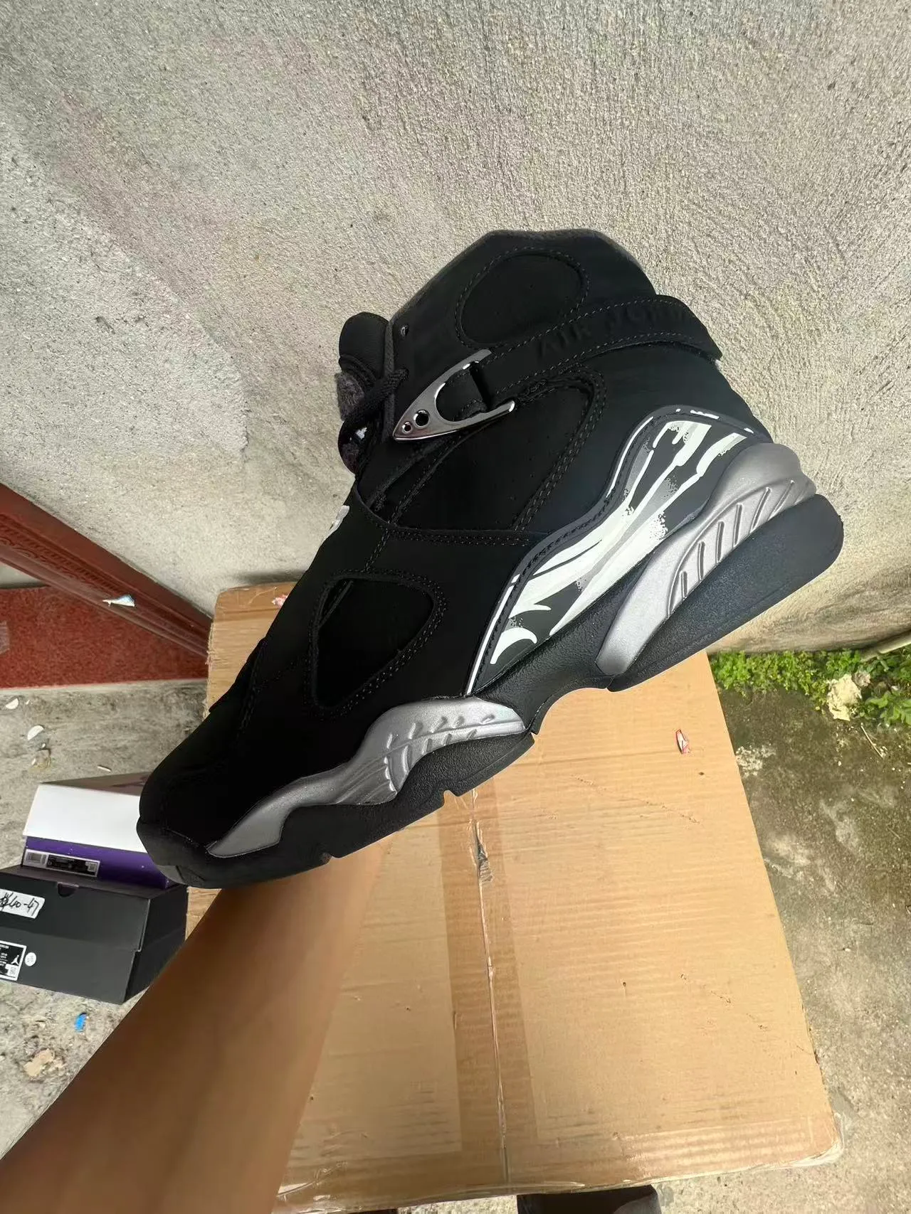 Chaussures de basketball Air Jordan 12 '23' noires 3