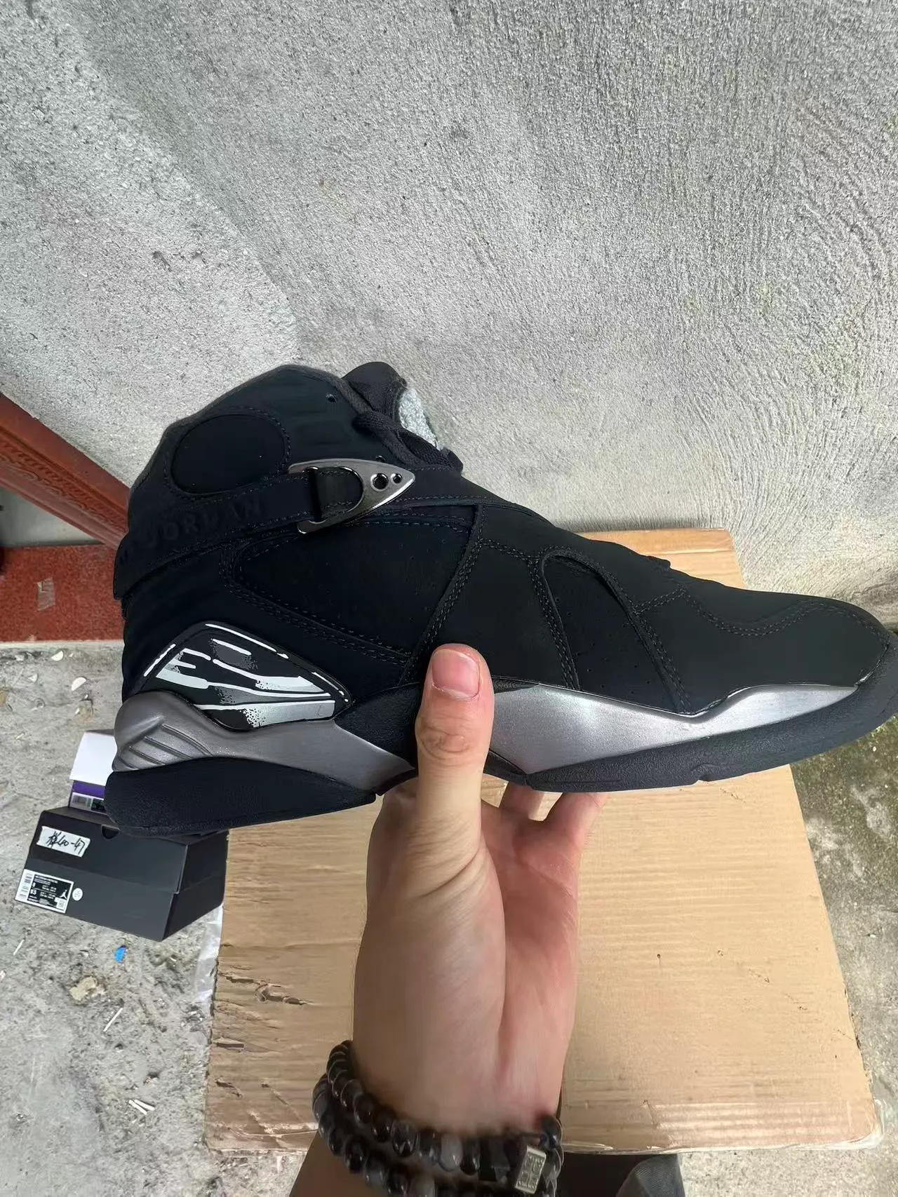 Chaussures de basketball Air Jordan 12 '23' noires 5