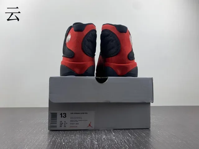 Air Jordan 13 Preto Vermelho Verde Jewel Tênis de Basquete 2