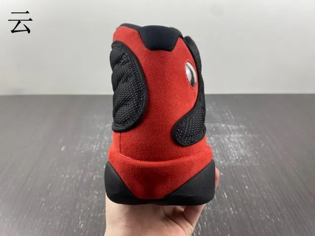 Air Jordan 13 Preto Vermelho Verde Jewel Tênis de Basquete 12