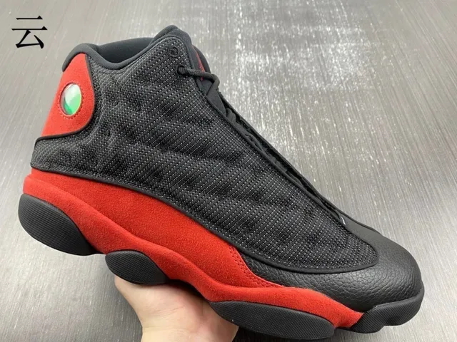Air Jordan 13 Preto Vermelho Verde Jewel Tênis de Basquete 13