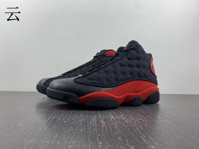 Air Jordan 13 Preto Vermelho Verde Jewel Tênis de Basquete 17