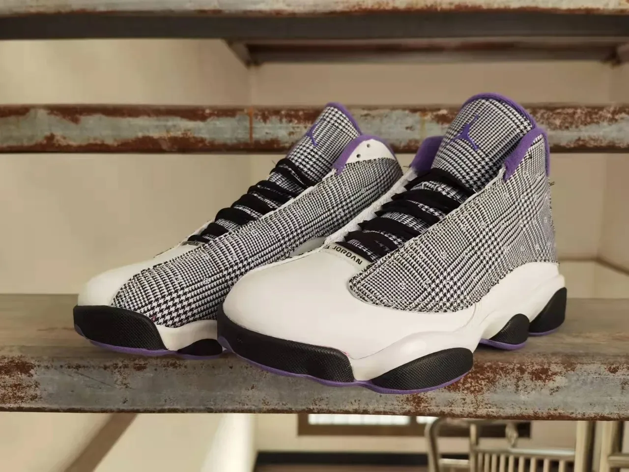 Air Jordan 13 Pata de Gallo Violet Chaussures de Basket 2