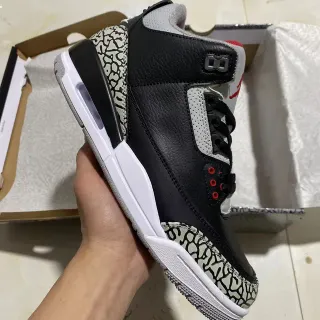 Air Jordan 3 Black Elephant Basketball Shoes