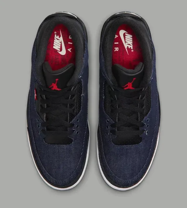 Baskets lifestyle Air Jordan 3 en denim à motif éléphant 4
