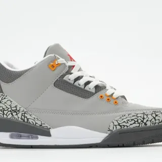 Air Jordan 3 Gray Elephant Basketball Shoes
