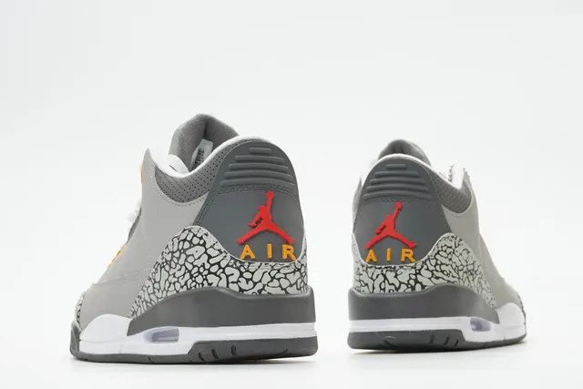 Air Jordan 3 Gray Elephant Basketball Shoes 7