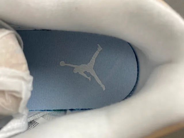 Air Jordan 4 Beige and White Lifestyle Sneakers 7
