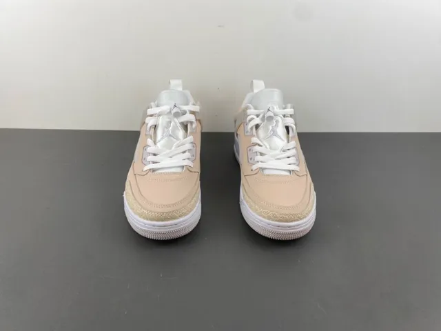 Air Jordan 4 Beige and White Lifestyle Sneakers 11