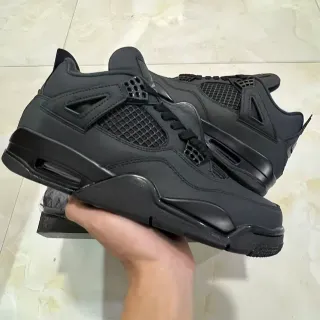 Air Jordan 4 Black Basketball Shoes