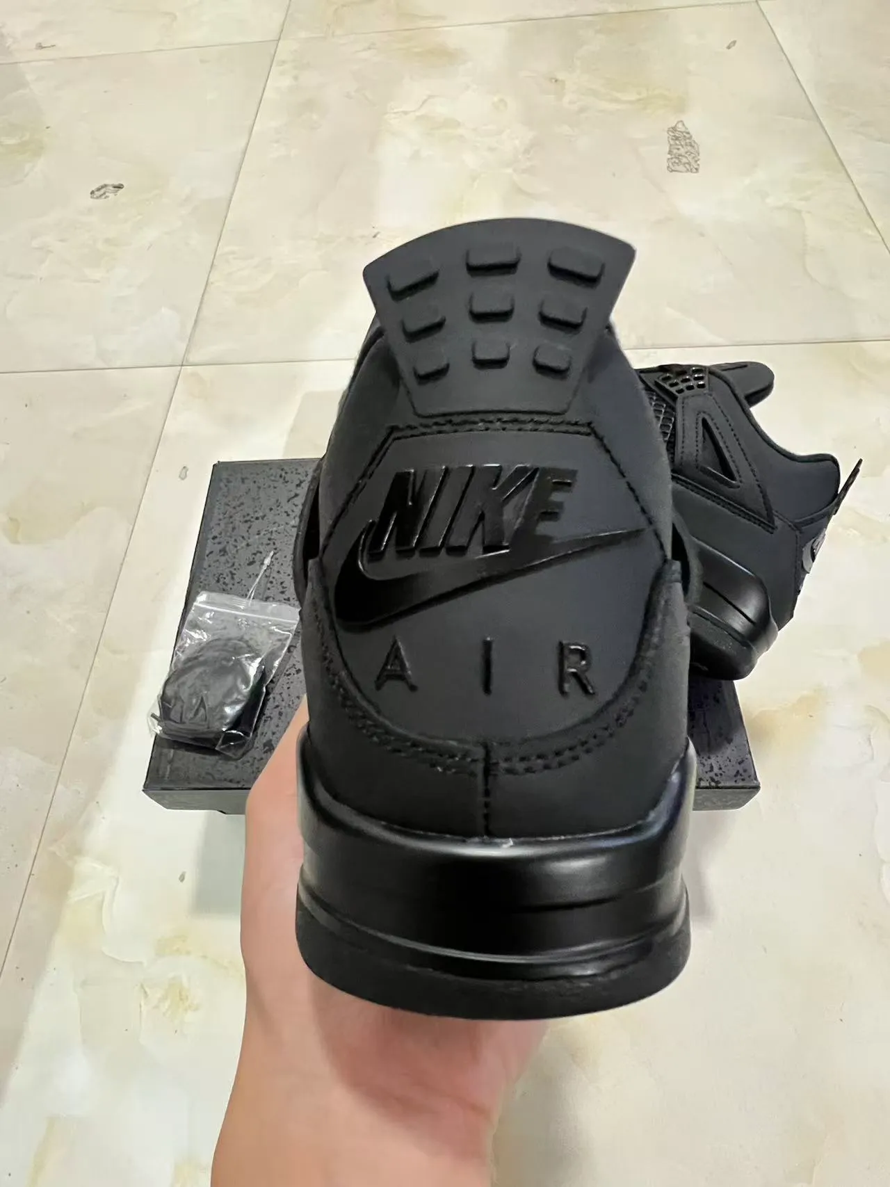 Air Jordan 4 Black Basketball Shoes 8