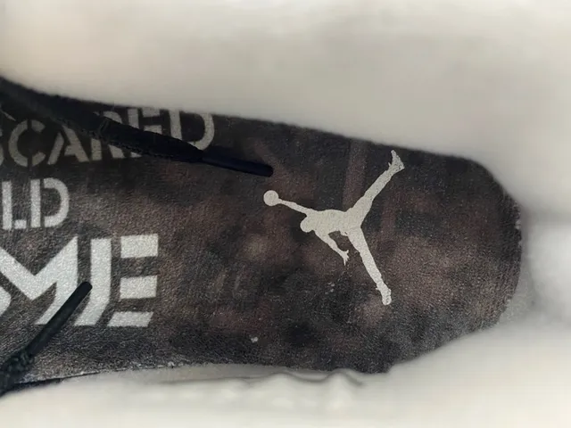 Air Jordan 4 Black Gray White Basketball Shoes 8