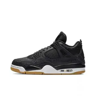Air Jordan 4 Black White Gum Basketball Shoes