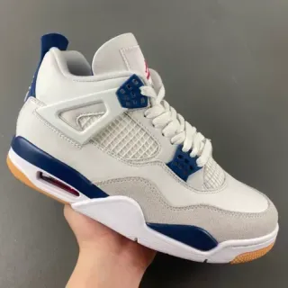 Air Jordan 4 白海军胶 篮球鞋