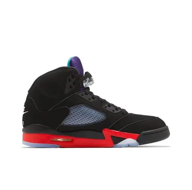 Air Jordan 5 Noir Rouge Bleu Violet Chaussures de basket 2
