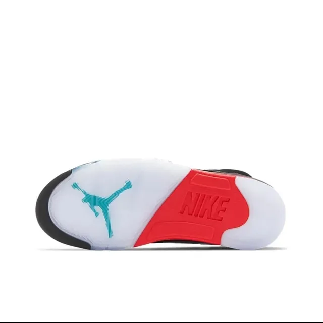 Air Jordan 5 Noir Rouge Bleu Violet Chaussures de basket 6