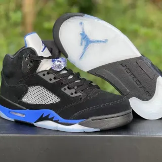 Air Jordan 5 Black Royal Blue White Zapatos de baloncesto