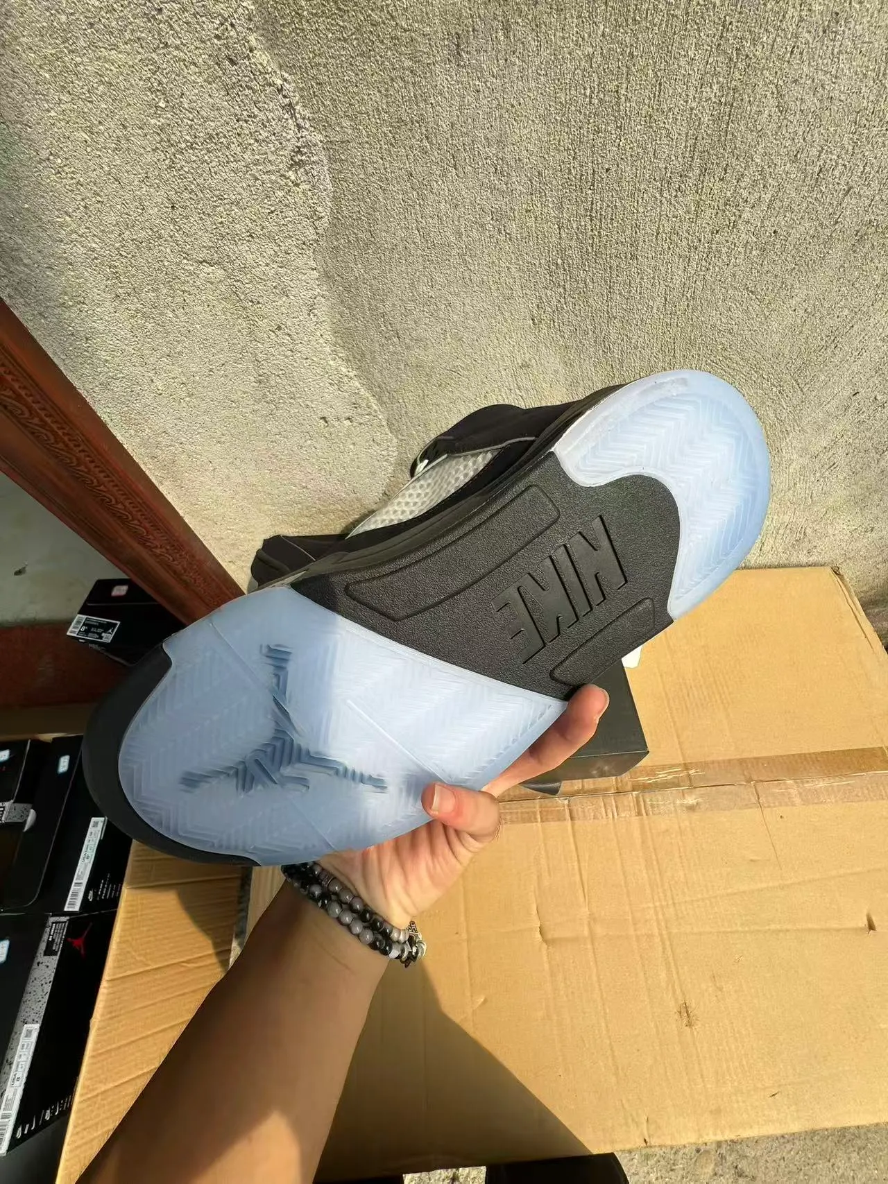 Air Jordan 5 Black Silver Icy Blue Basketball Shoes 6