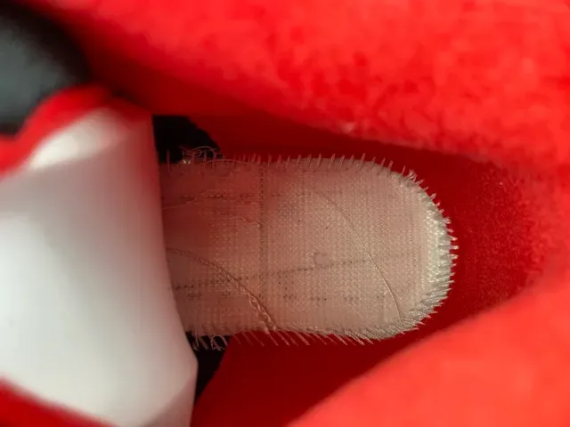 Air Jordan 5 Tênis de Basquete Branco Vermelho Preto 8