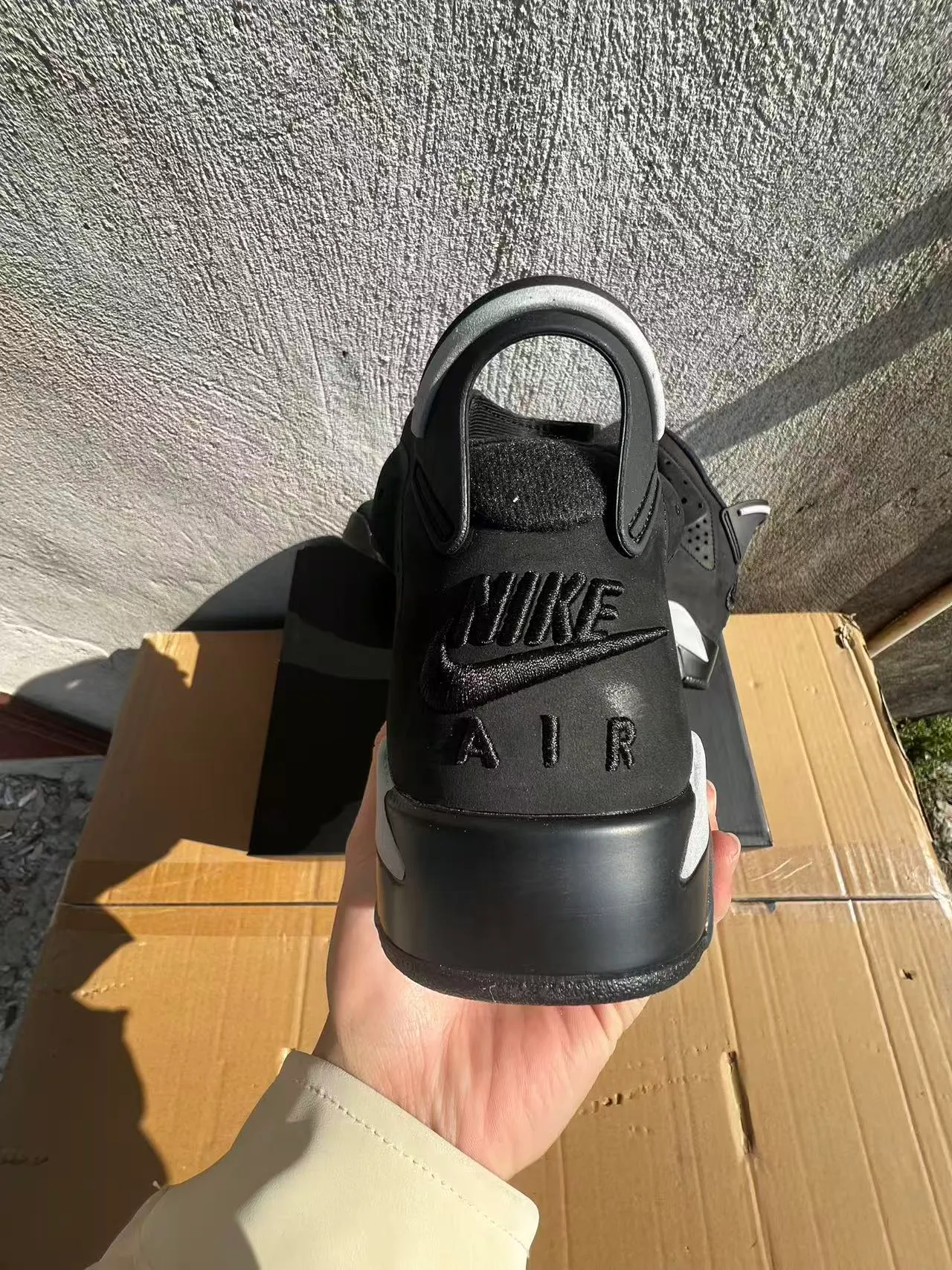 Air Jordan 6 Black White Silver Basketball Shoes 8