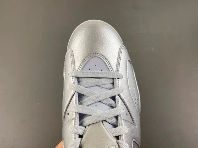 Air Jordan 6 Metallic Silver Basketball Shoes 5
