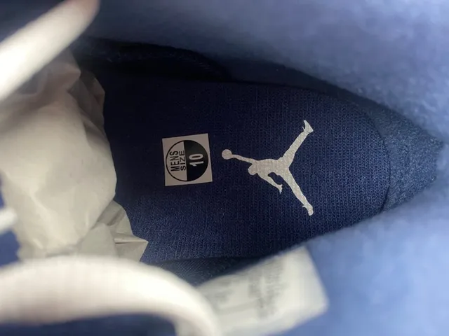 Air Jordan 6 White Navy Basketball Shoes 6
