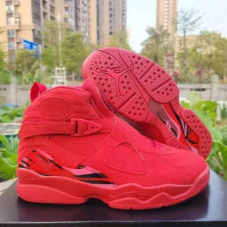 Air Jordan 8 Red Black Basketball Shoes