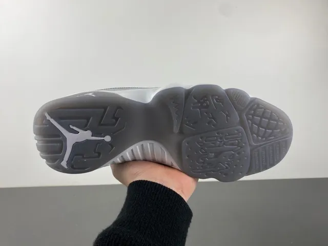Air Jordan 9 Gray Glossy Overlay Basketball Shoes 9