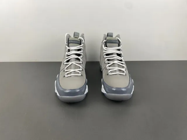 Air Jordan 9 Gray Glossy Overlay Basketball Shoes 11