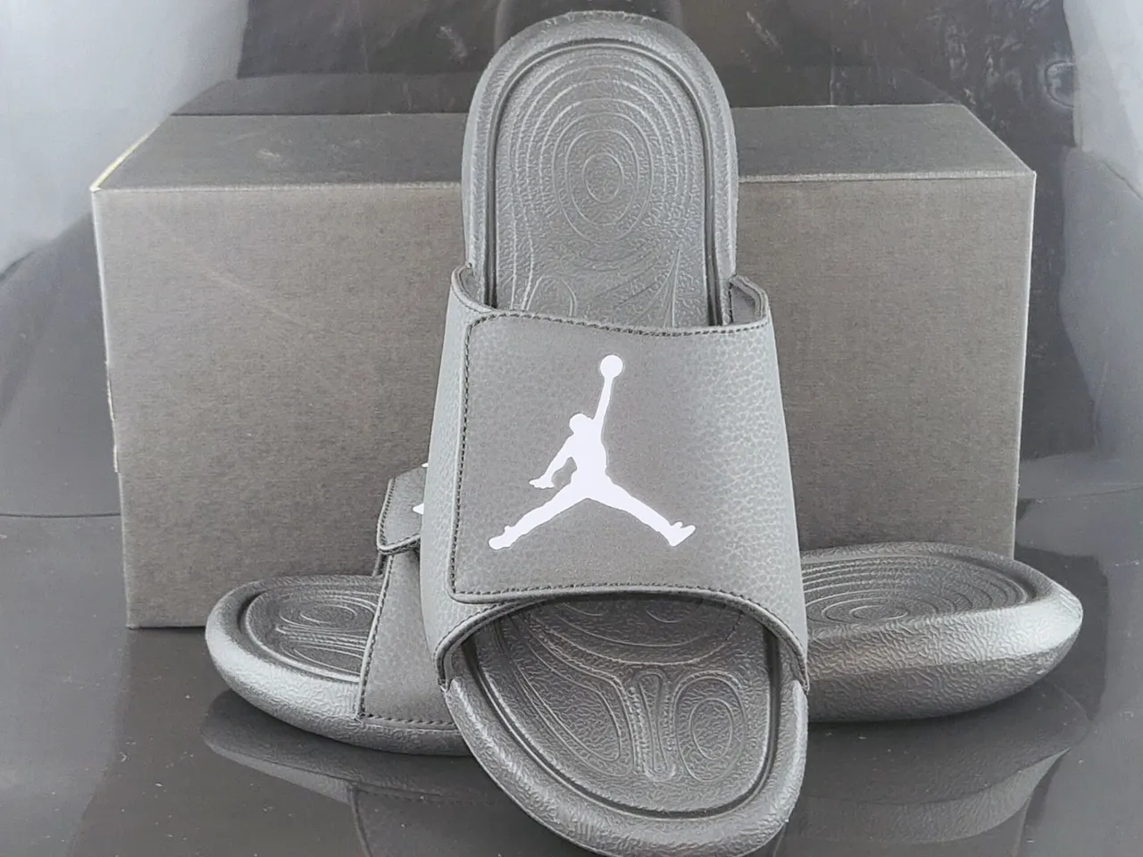 Air Jordan Slide Dark Gray Slippers 3