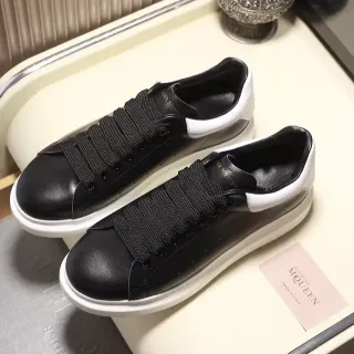 Alexander McQueen Oversized Sneaker Black and White Lifestyle Sneakers
