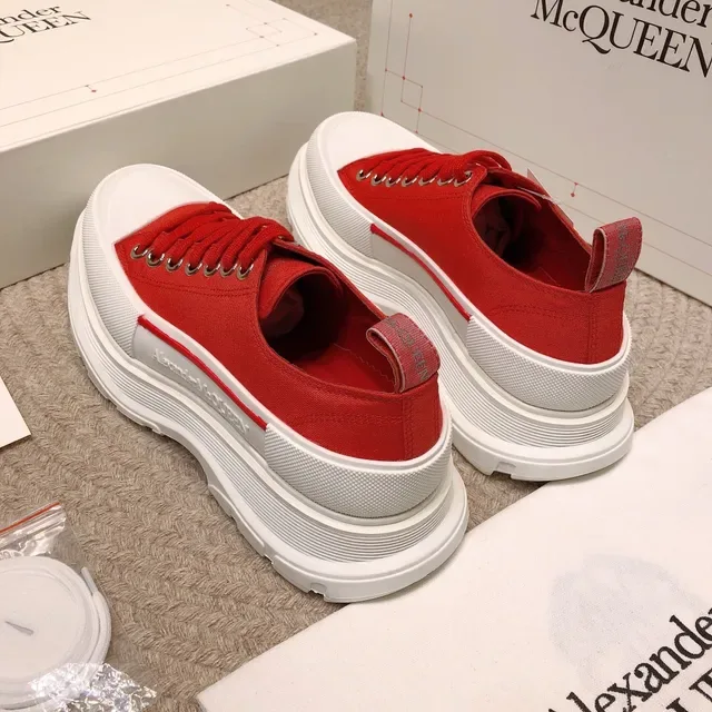 Alexander McQueen Oversized Sneaker Red and White Chunky Sneakers 3