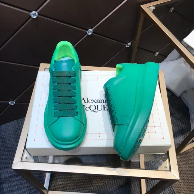 حذاء رياضي Alexander McQueen Oversized أخضر نابض Lifestyle Sneakers 7