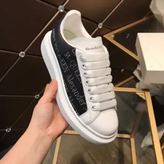 Alexander McQueen Oversized Sneaker White and Black Lifestyle Sneakers