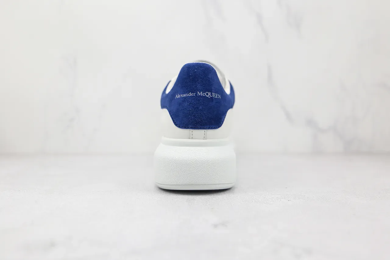 Alexander McQueen Oversized Sneaker White and Blue Lifestyle Sneakers 2