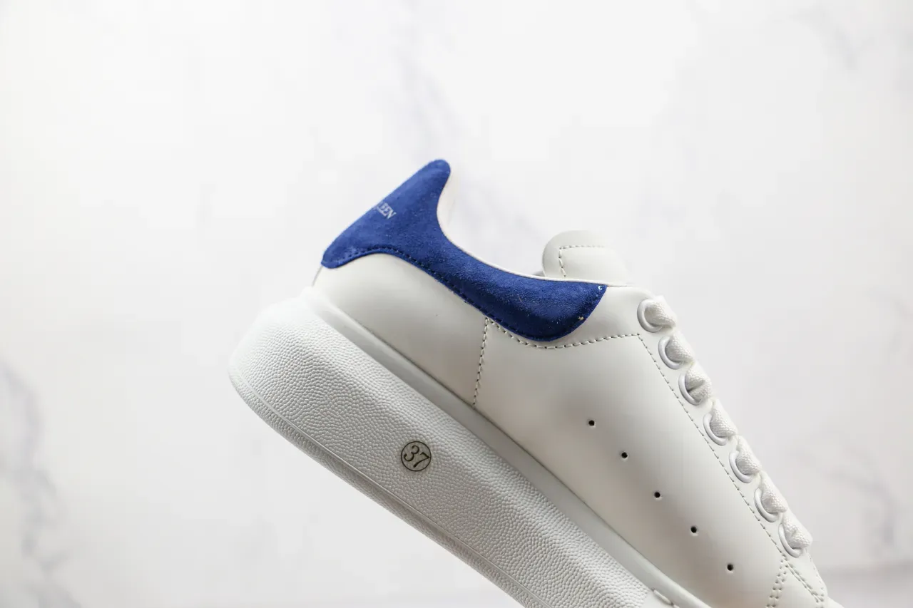 Alexander McQueen Oversized Sneaker White and Blue Lifestyle Sneakers 6