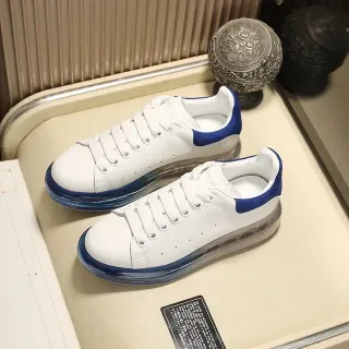 Alexander McQueen Oversized Sneaker White and Blue Lifestyle Sneakers