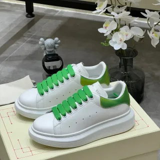 Alexander McQueen Oversized Sneaker White Green Gradient Lifestyle Sneakers