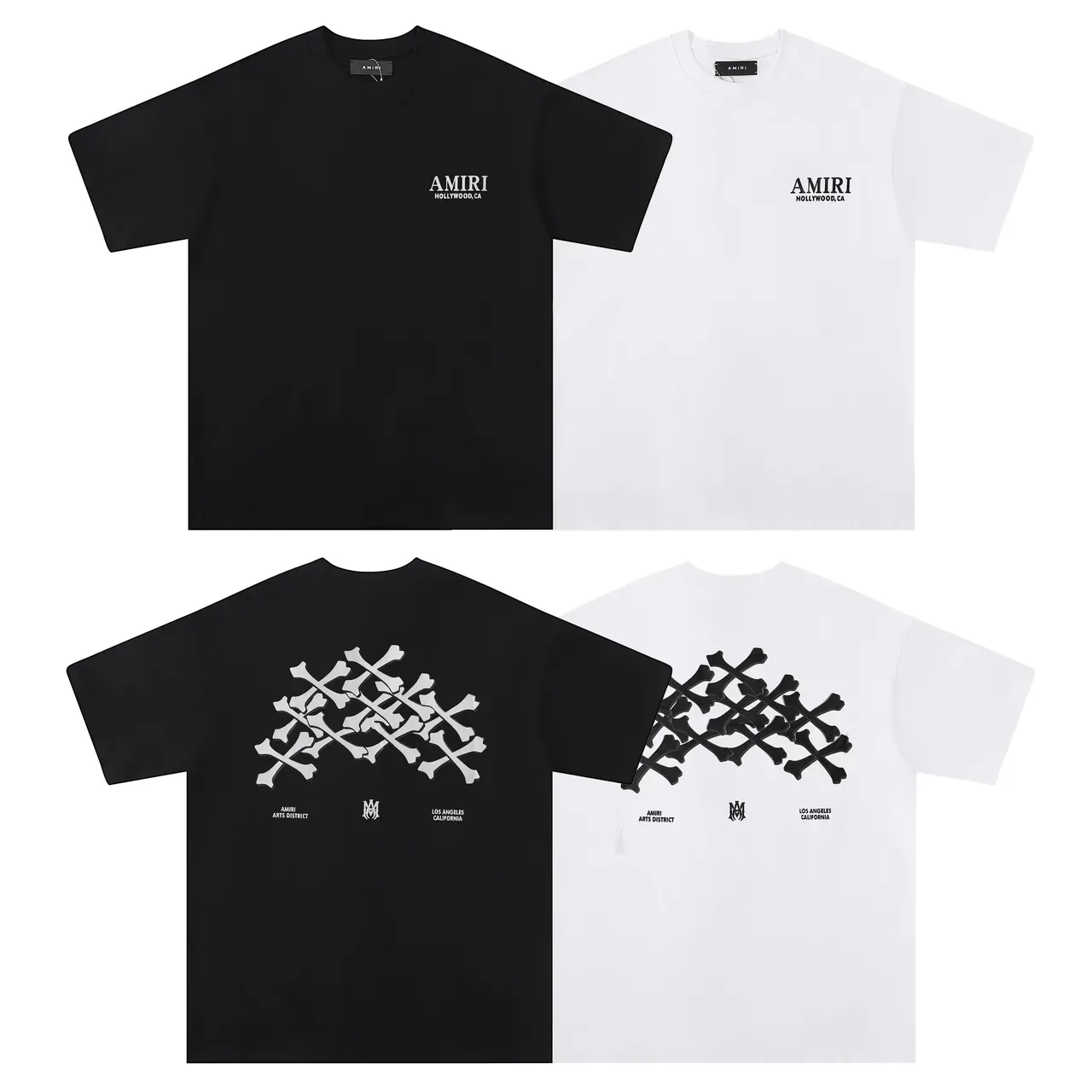 Amiri Graphic Print Crew Neck T-Shirt 6
