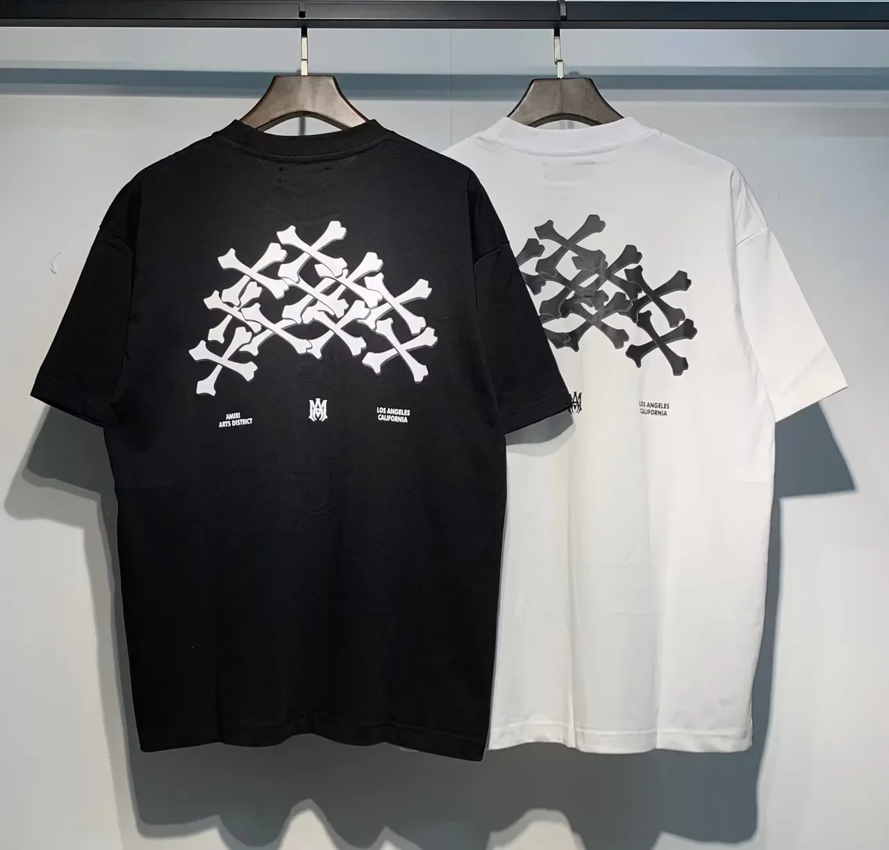 Amiri Graphic Print Crew Neck T-Shirt 8