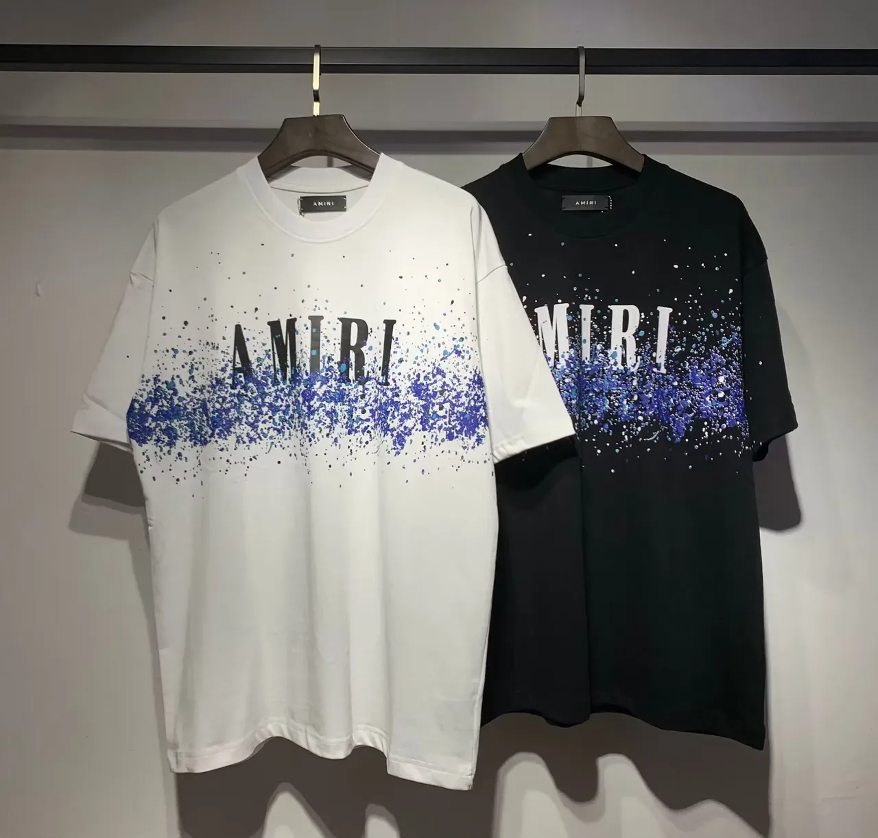 Amiri Graphic Splatter Logo T-Shirt 12