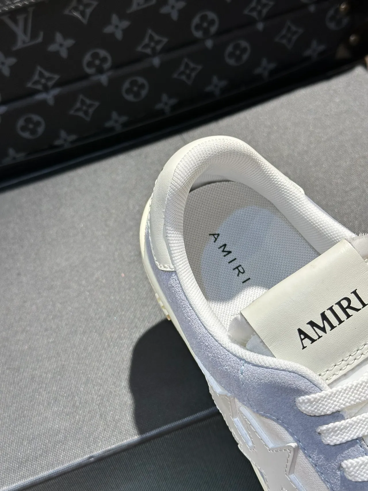 Amiri MA Court Light Lavender Suede Three-Star Lifestyle Sneakers 2