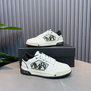 Amiri MA Court White and Black Lifestyle Sneakers