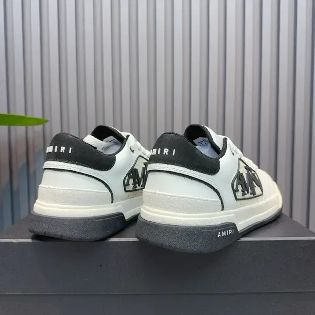 Amiri MA Court White and Black Sneakers lifestyle 2
